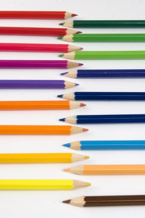colorful crayons