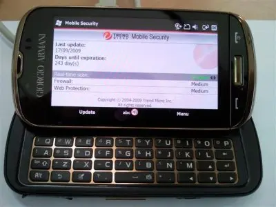 Trend Micro en el Smartphone Giorgio Armani de Samsung