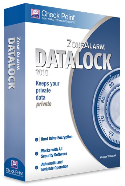 Zonealarm DataLock de Check Point Cifra los datos a portátiles y netbooks