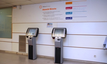 El hospital Mútua Terrassa mejora la gestión del área de admisiones con Qmatic