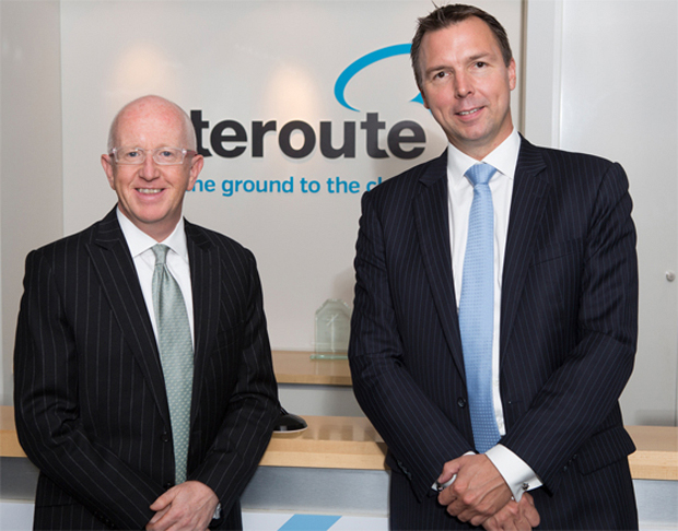 A la izquierda, Gareth Williams, CEO de Interoute, y a la derecha Daniel Marion, UEFA TIC Manager.