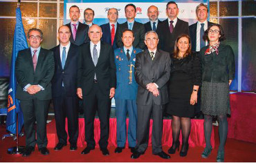 Asistentes a los duodécimos premios de Autelsi