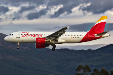 Avión de iberia express