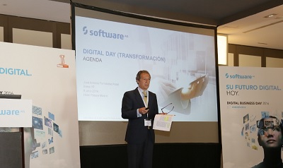 José Antonio Fernández Abad, vicepresidente de Ventas de Software AG España, durante el Digital Business Day 2016