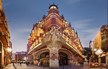 Fachada del Palau de la Música