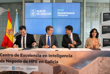 La Xunta presenta el Centro de Excelencia en Inteligencia de Negocio de HPE