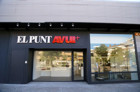 Sede del medio local calatlán El Punt Avui+, en Barcelona.