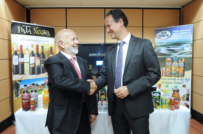 José García-Carrión, presidente de García Carrión; y João Paulo da Silva, SVP y general manager de SAP España, Israel, Portugal, Turquía y países del África francófona.