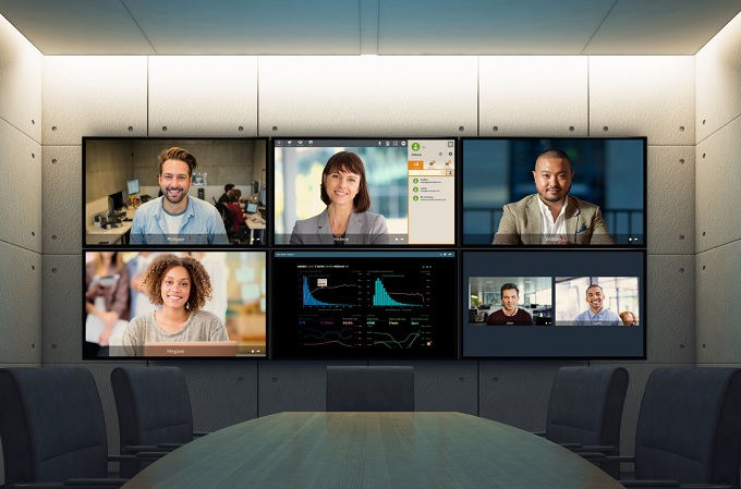 Nueva función de visualización multipantalla inteligente de Tixeo