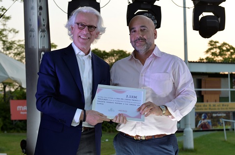 Giuseppe Tringali, Presidente de la Fundación CurArte; y Javier de la Cuerda, CEO de Enimbos