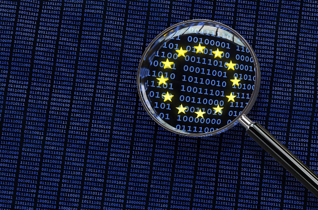 Looking at European Union GDPR bits and bytes through magnifying glass