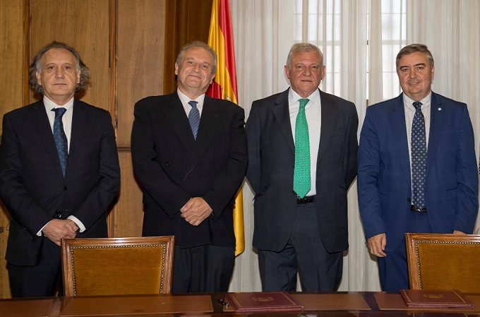 De izquierda a derecha: Ignacio Olmeda, Daniel Martinez Batanero, Carlos Moradell y Francisco J. De la Mata