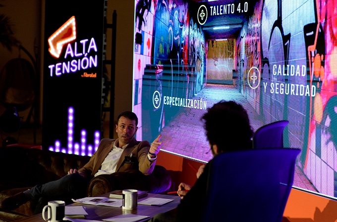 Sergio Espinosa, Director General de Fibratel, durante el último kick-off de la compañía