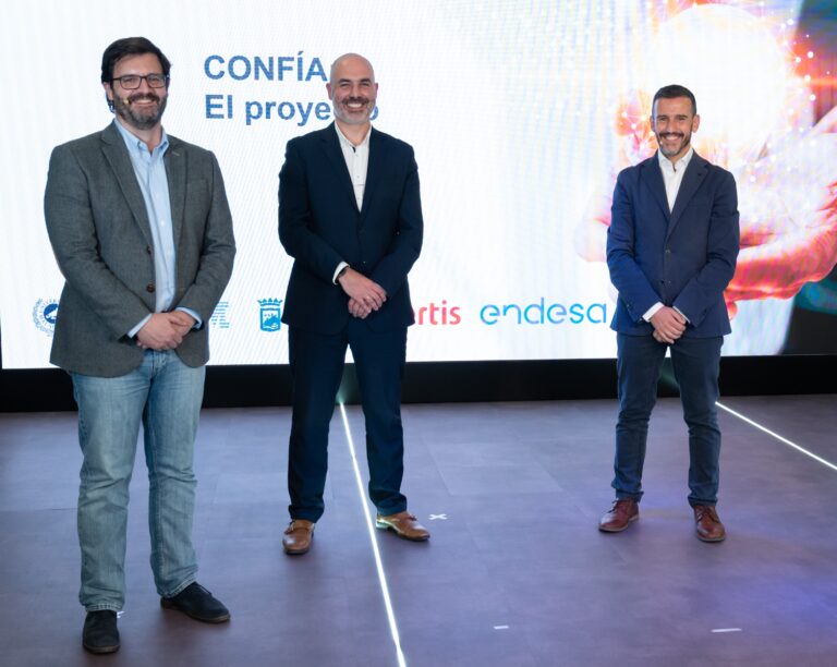 Promotores del proyecto Confía, de Endesa.