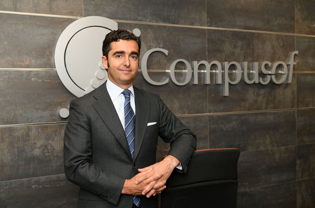 Moisés Camarero, en la sede de Compusof en Madrid.