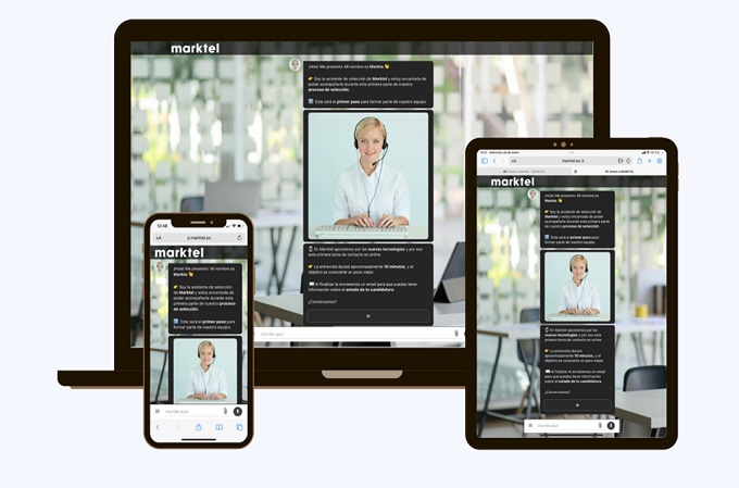 Marktel utiliza Inteligencia Artificial para mejorar los procesos de selección de recursos humanos.