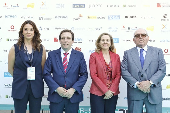 Representación institucional en la primera jornada de DigitalES Summit 2019. 