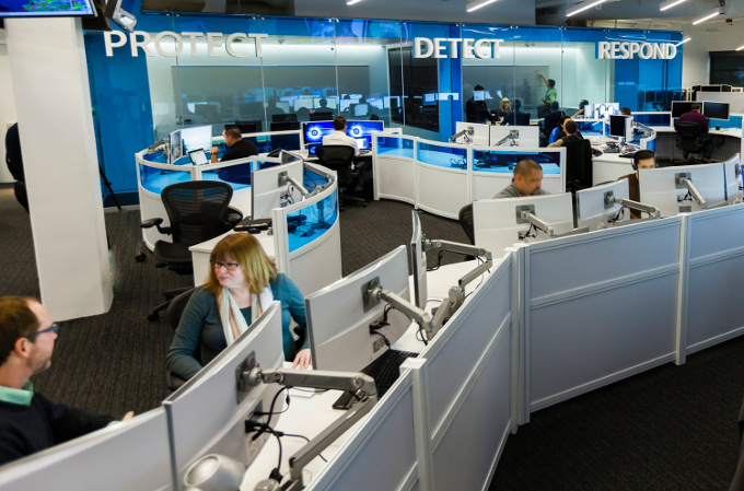 Microsoft Cyber Defense Operations Center.