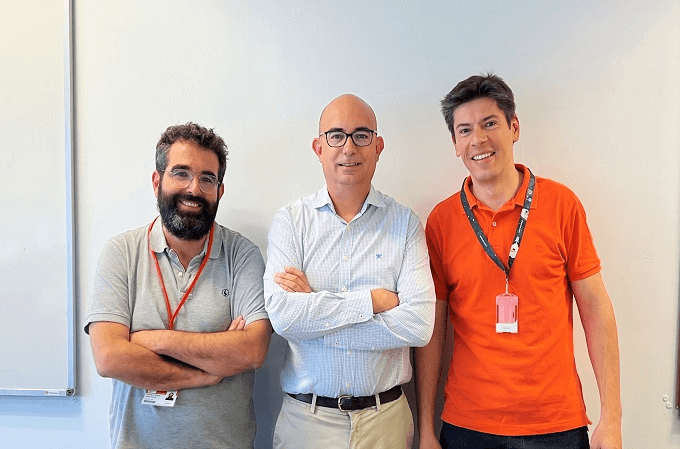 Francisco Antonio Casado, Platform Technical Lead IT de Securitas Direct, Bernardino Beotas, CIO de Securitas Direct, y Jose Ramos, Manager IT Operaciones de Securitas Direct.