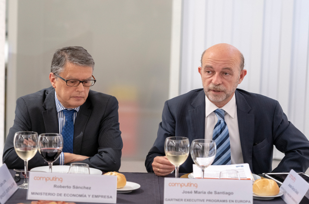 Roberto Sánchez, durante un evento de CIO organizado en Computing en 2018.